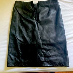 Vintage Bebe leather skirt size